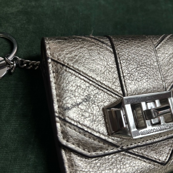 Rebecca Minkoff mini metallic leather wallet - Picture 6 of 9